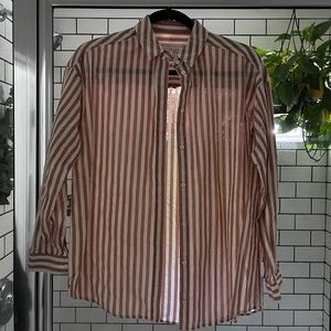 Sezane size 34 100%cotton striped button up